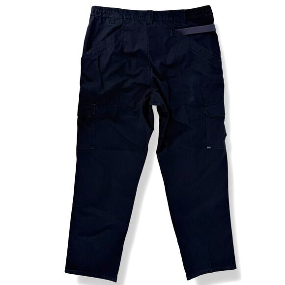 5.11 Tactical Series Pants Dark Navy Blue Mens Sz 36x32 Cargo Ripstop Work Duty - Picture 4 of 7